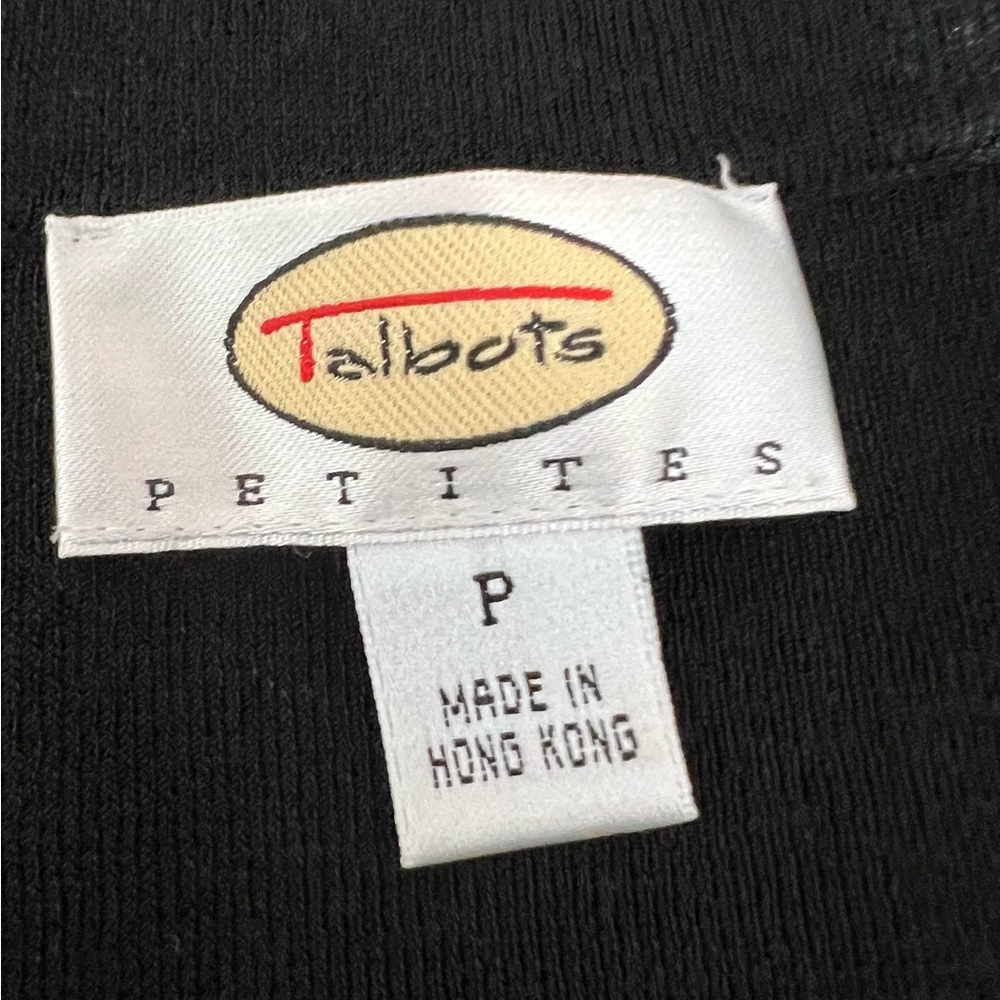 Talbots Charming Shell Black Classic Sleeveless C… - image 4